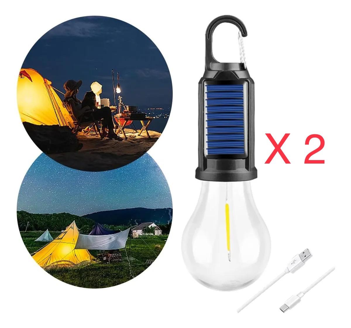 Ampolleta Solar De Camping x2 precio CYBER