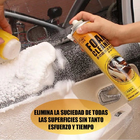 Oferta 2x1 – Espuma Limpiadora Multiuso – Disuelve grasa y manchas – Cocina, auto, zapatillas y sillones limpios en 10 minutos