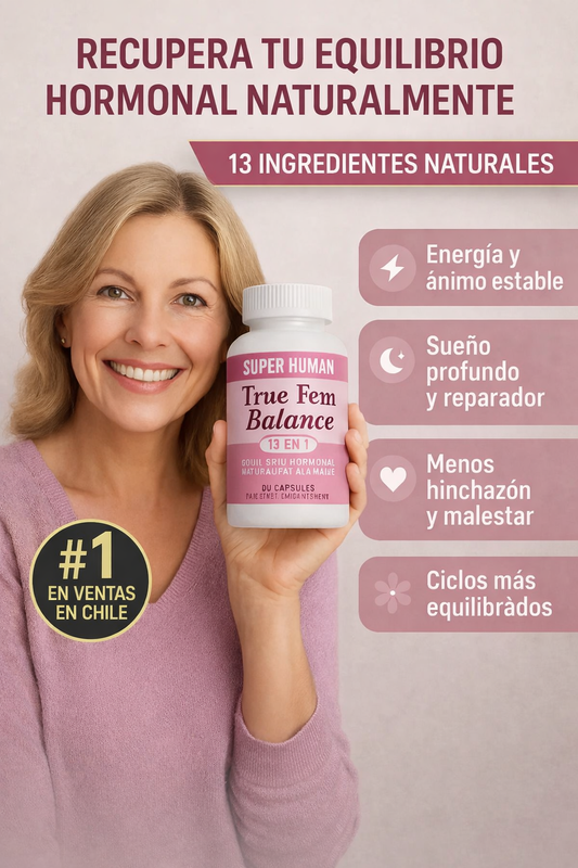 🌸 True Fem Balance – Cápsulas para el Equilibrio Hormonal y Bienestar Femenino (60 Cápsulas)